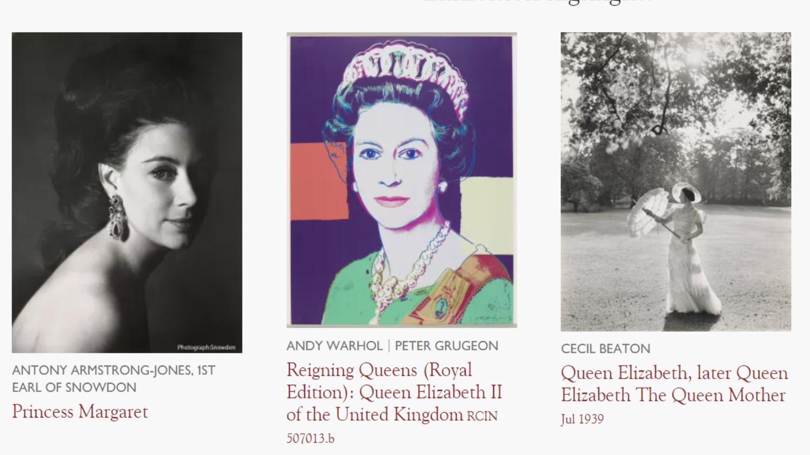 英国王室百年人像展【Royal Portraits: A Century of Photography】
